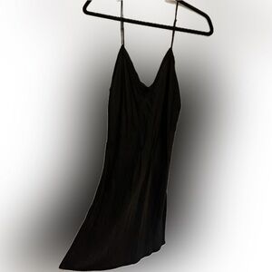 Hard Tail Classic Black V-Neck Mini Intimate Dress